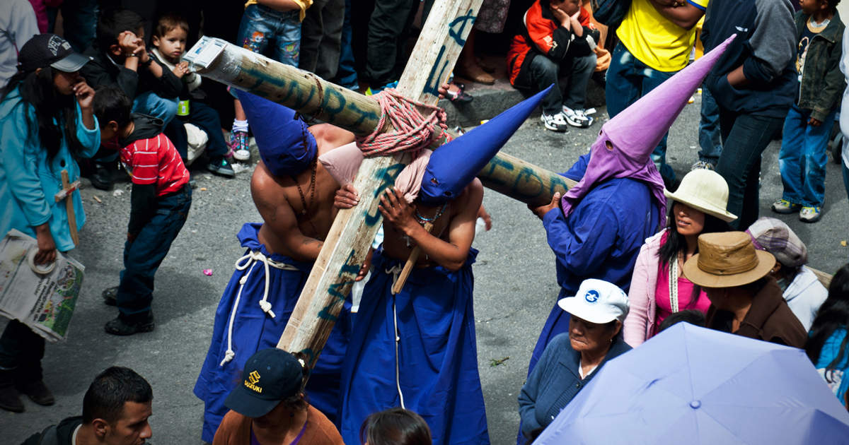 así se vive la intensa Semana Santa de Quito