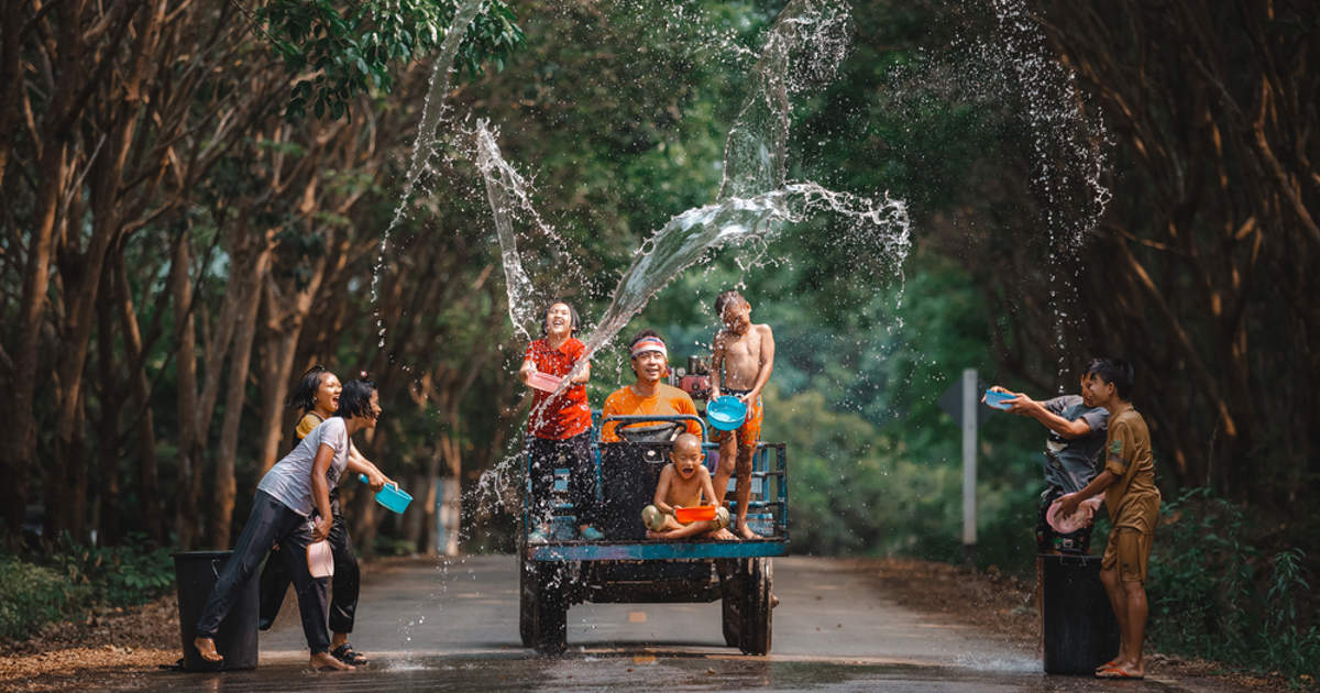 Songkran, la fiesta del agua que conmemora el año nuevo en Tailandia