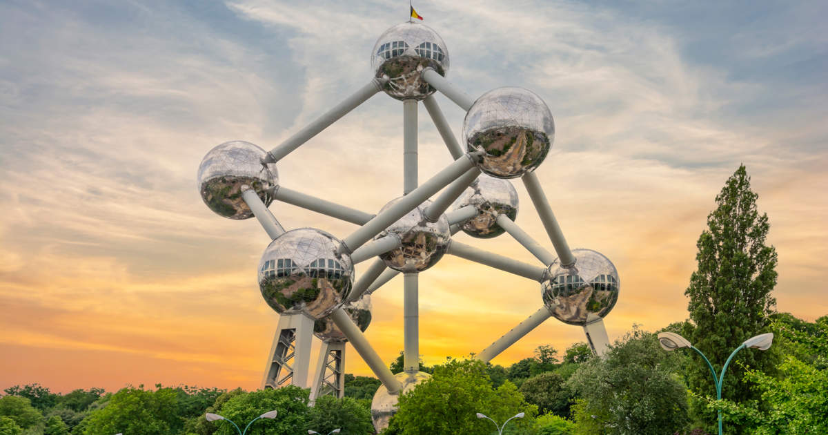 Cómo un emblema antinuclear se ha convertido en el icono de Bruselas